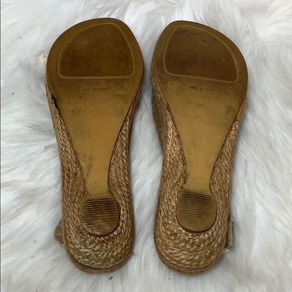 Eric Michael Silk Espadrille  Sandals Size 40/9 - Picture 6 of 6